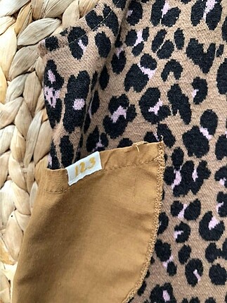 1,5 Yaş Beden Zara leopar desenli salopet