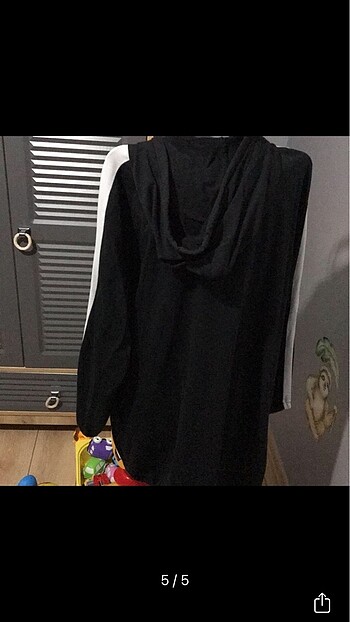 Sweet tarzı kapüşonlu tunik