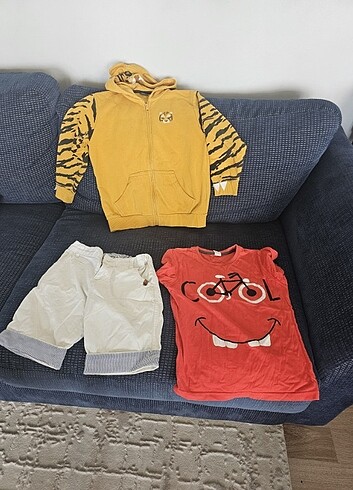 5 Yaş Beden çeşitli Renk Lcw bermuda şort, tişört ve sweatshirt
