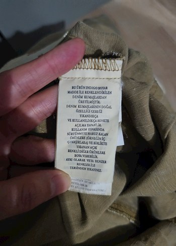 38 Beden camel Renk Bej Keten&tencel etek