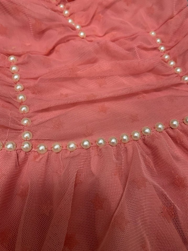 Pembe Bohem Kız Elbisesi - Görsel 2