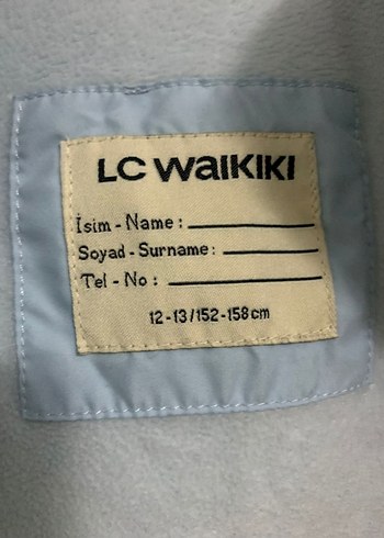 Açık Mavi Kapüşonlu Kız Çocuk Montu - Görsel 3