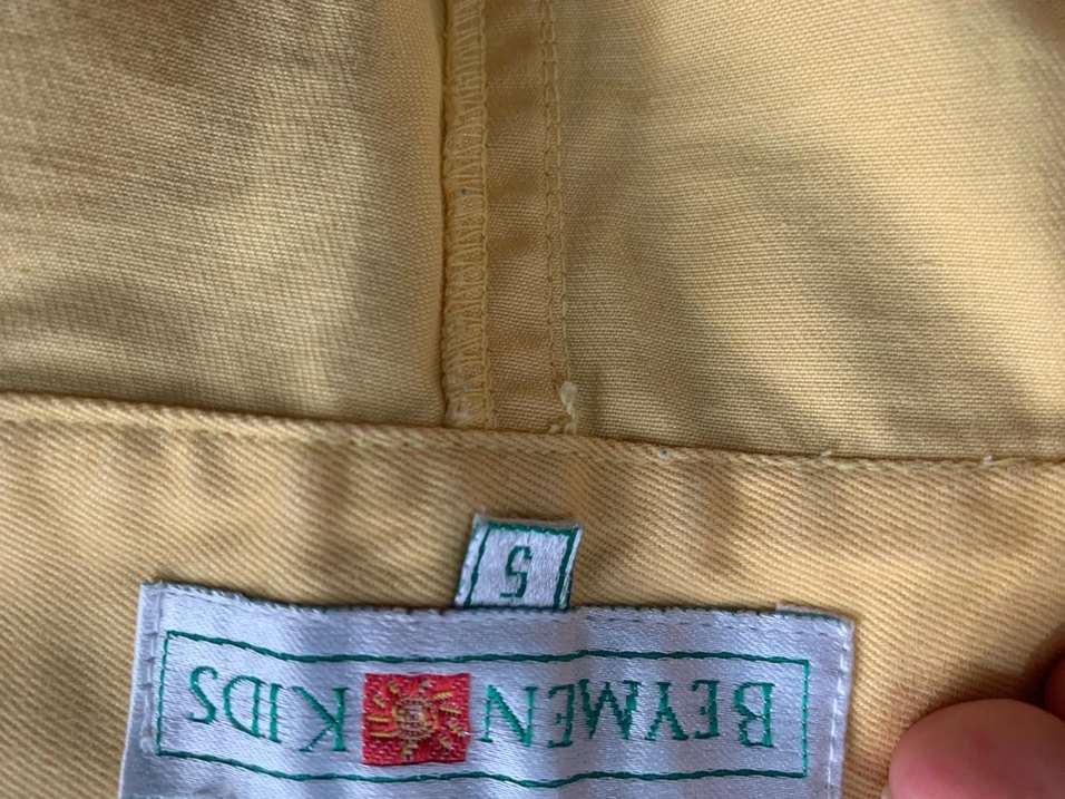 Düğmeli Sarı Mini Etek - Görsel 5