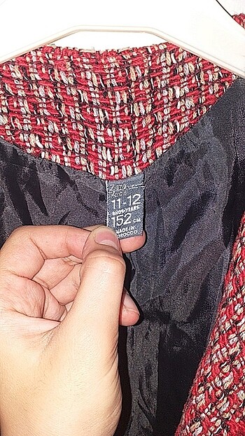 Zara Kız Çocuk Blezer Ceket - Görsel 6