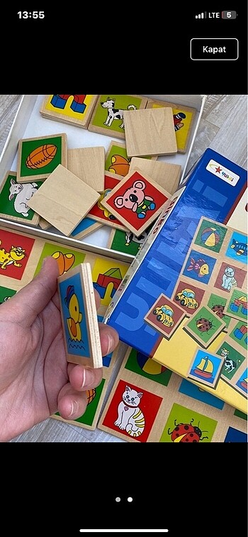 Fisher Price Ahşap eşleştirme kutu oyunu puzzle