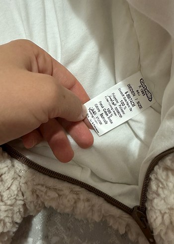 Bej Kürklü Bebek Tulumu - Görsel 6