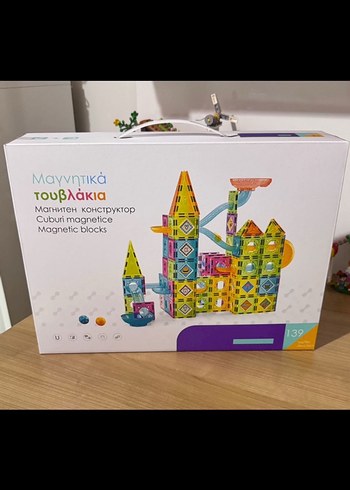 Renkli Manyetik Bloklar Eğitici Oyuncak