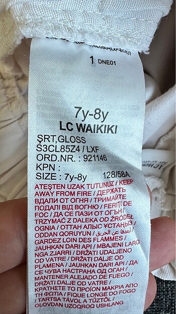 8 Yaş Beden sarı Renk Kız çocuk şort nakışlı 7-8 yaş