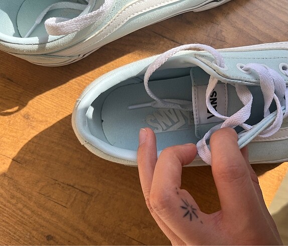 Vans vans bebek mavisi ayakkabı