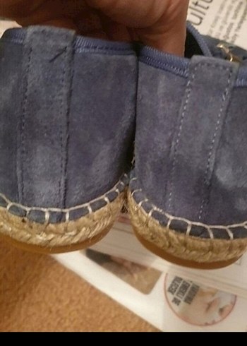 Derimod Süet Püsküllü Dolgu Topuk Espadril - Görsel 3