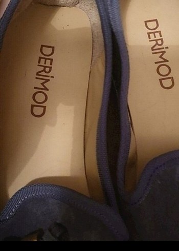 Derimod Süet Püsküllü Dolgu Topuk Espadril - Görsel 4