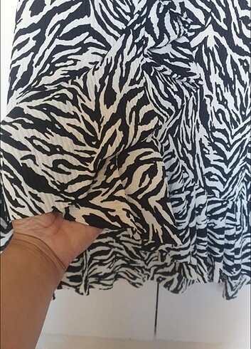 l Beden çeşitli Renk Zebra desenli etek