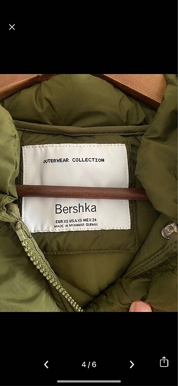 s Beden haki Renk Bershka sıfır