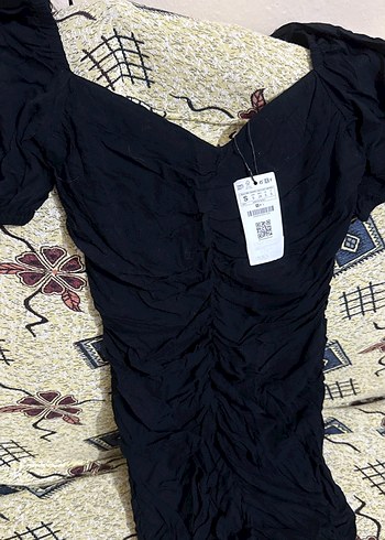 Kadın Siyah V Yaka Elbise - Görsel 2