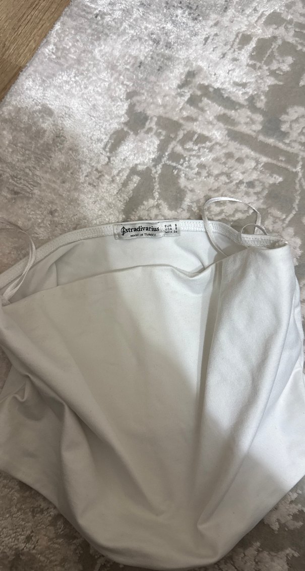 Beyaz Düz Crop - Görsel 2