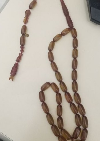 Nasır fidan usta kalem oyma işçilikli üst düzey ateş kehribar - Görsel 3