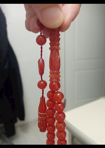 Nasır fidan usta kalem oyma işçilikli sıkma kehribar - Görsel 3