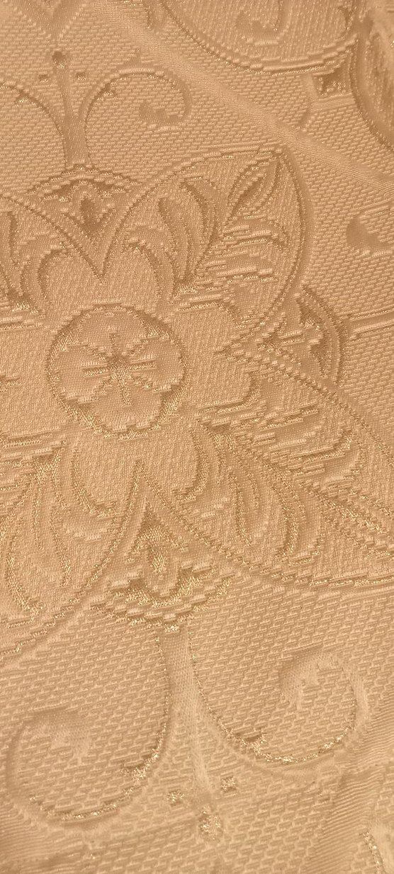 İşlemeli krem rengi Yatak Örtüsü Seti (king size) - Görsel 3