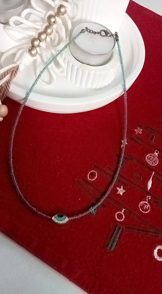 4 kolye, tek fiyat, kristal taşlı renkli Boncuklu Kolyeler - Görsel 5