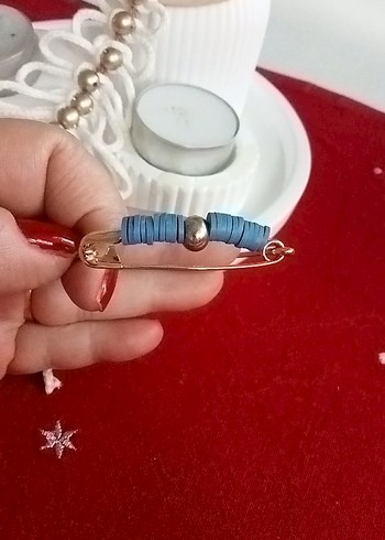 Mavi Boncuklu Bohem Kadın Bileklik - Görsel 2