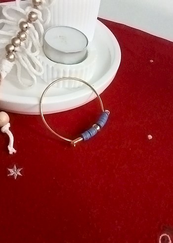 Mavi Boncuklu Bohem Kadın Bileklik - Görsel 3