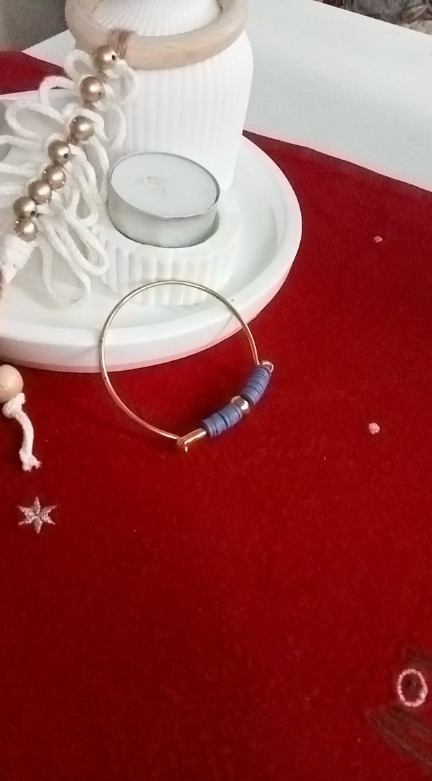 Mavi Boncuklu Bohem Kadın Bileklik - Görsel 3