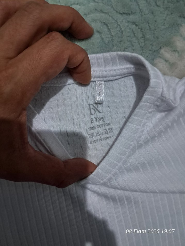 Beyaz Kız Çocuk Atlet - Görsel 2