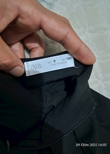 Koton Kemerli Siyah Mini Gotik Etek