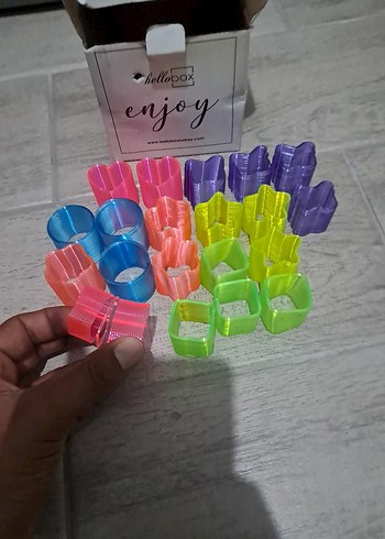 Renkli Elastik Çocuk stres yayi - Görsel 2