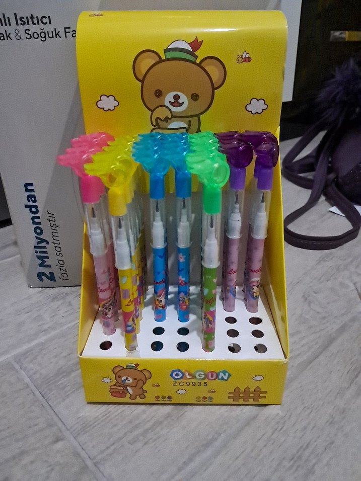 Renkli Tükenmez Kalem Seti - Görsel 2