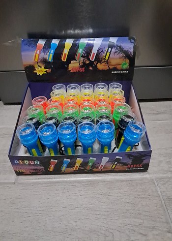 Renkli Işıklı Oyuncak el feneri - Görsel 3