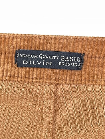 36 Beden kahverengi Renk Dilvin Düz Kesim %70 İndirimli.