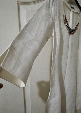 Carolina Herrera Keten tunik