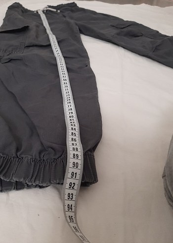 10 Yaş Beden siyah Renk Siyah Rahat Kesim Spor Pantolon, kargo pantolon
