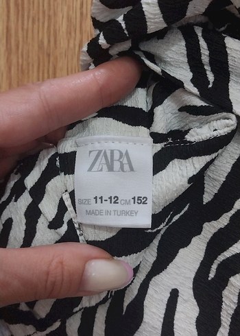 Zebra Desenli Mini Street Top - Görsel 3