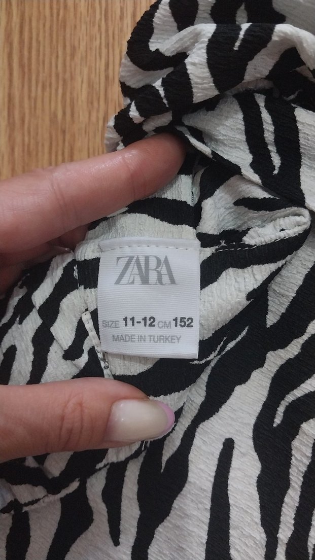 Zebra Desenli Mini Street Top - Görsel 3