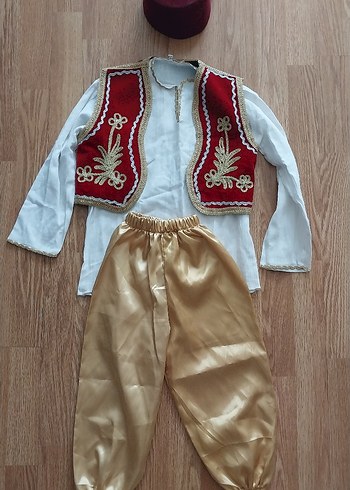 Çocuk Geleneksel Nakışlı Kostüm Takımı