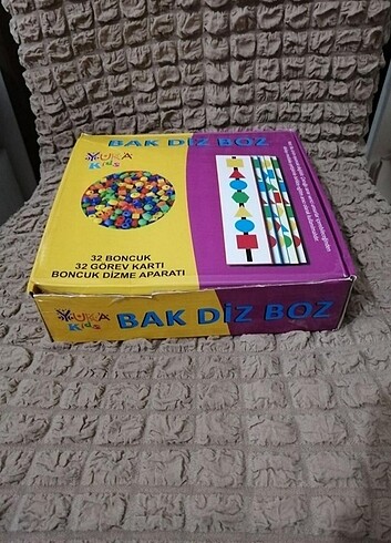 Bak-diz-boz eğitici oyuncak