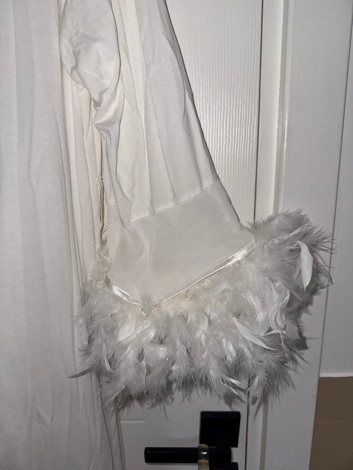 Beyaz Uzun Kollu Lohusa - Görsel 5