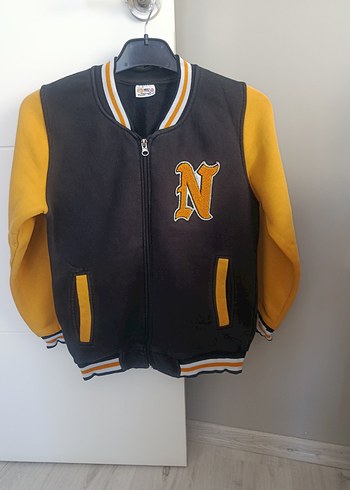 Erkek Çocuk Sarı Siyah Streetwear Ceket - Görsel 2