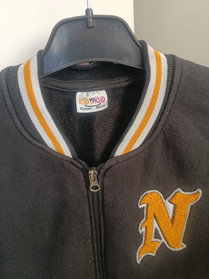 Erkek Çocuk Sarı Siyah Streetwear Ceket - Görsel 3