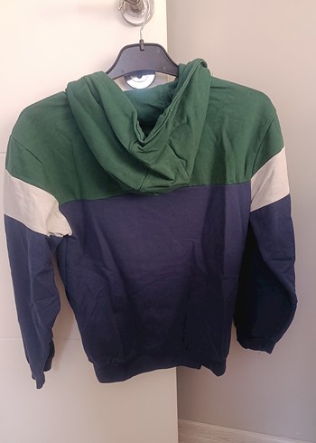 Erkek Çocuk Çok Renkli Kapüşonlu Sweatshirt - Görsel 2