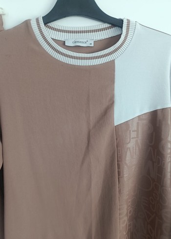 Bej Kadın Rahat Kesim Uzun Kollu Eşofman Takımı - Görsel 4