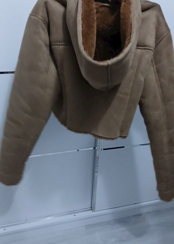 Stradivarius Orjinal Stradivarius Crop peluş mont