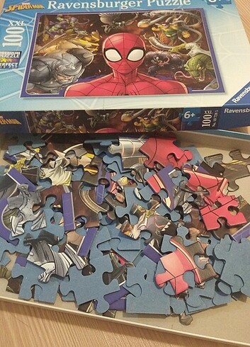 Beden Renk Marvel Spiderman puzzle