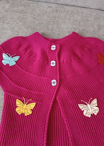 kız bebek yeleği kız bebek yelek - Görsel 2