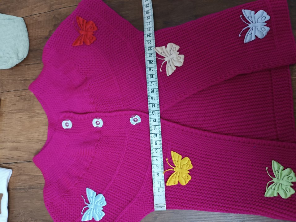 kız bebek yeleği kız bebek yelek - Görsel 5