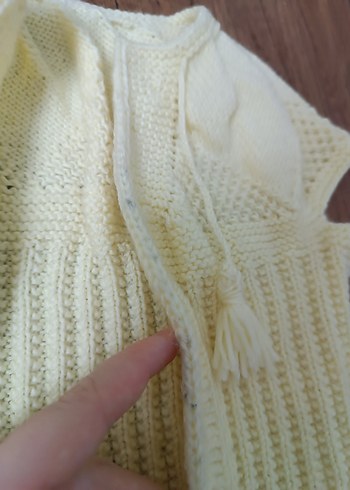 el örgüsü kız bebek yelek - Görsel 4