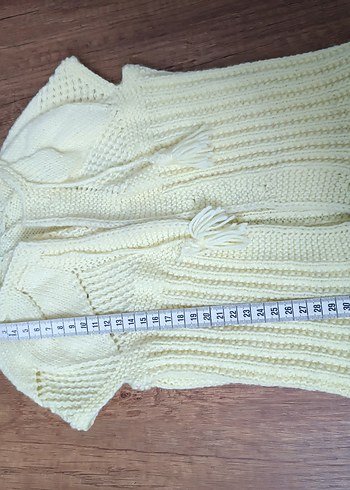 el örgüsü kız bebek yelek - Görsel 3