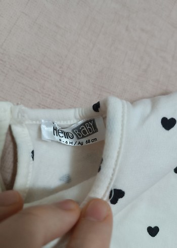 yakası modelli kız bebek takım - Görsel 2